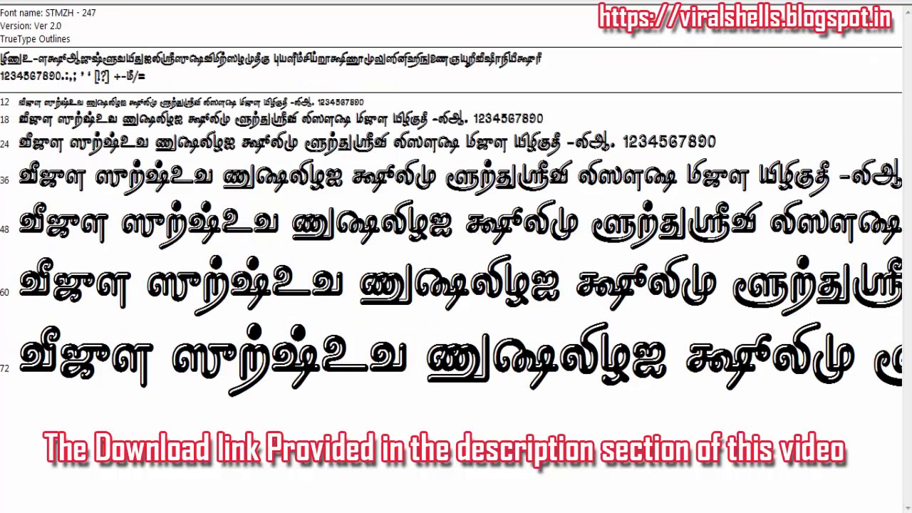 Download Tamil Fonts Collection Zip Booksretpa